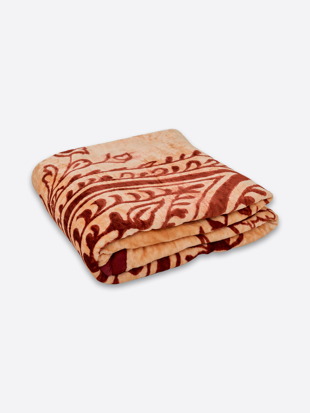 Printed Double Bed 2 Ply 550 GSM Blanket for Winter (Tradition), Weight 3 kg