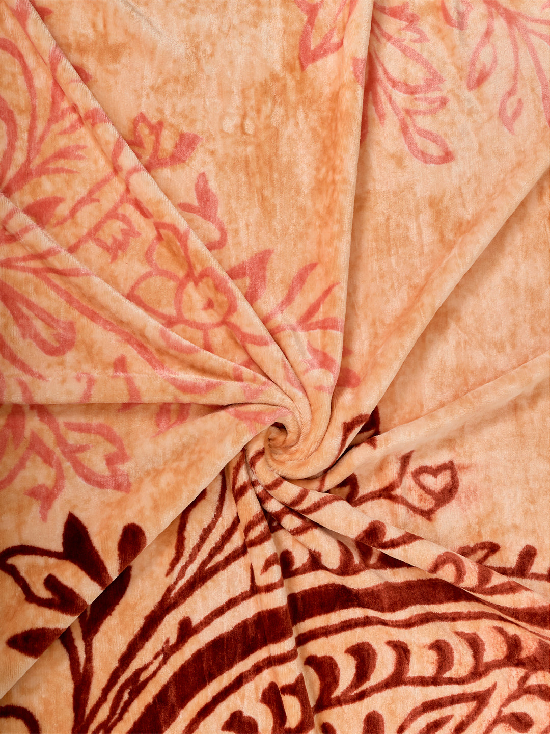 Printed Double Bed 2 Ply 550 GSM Blanket for Winter (Tradition), Weight 3 kg