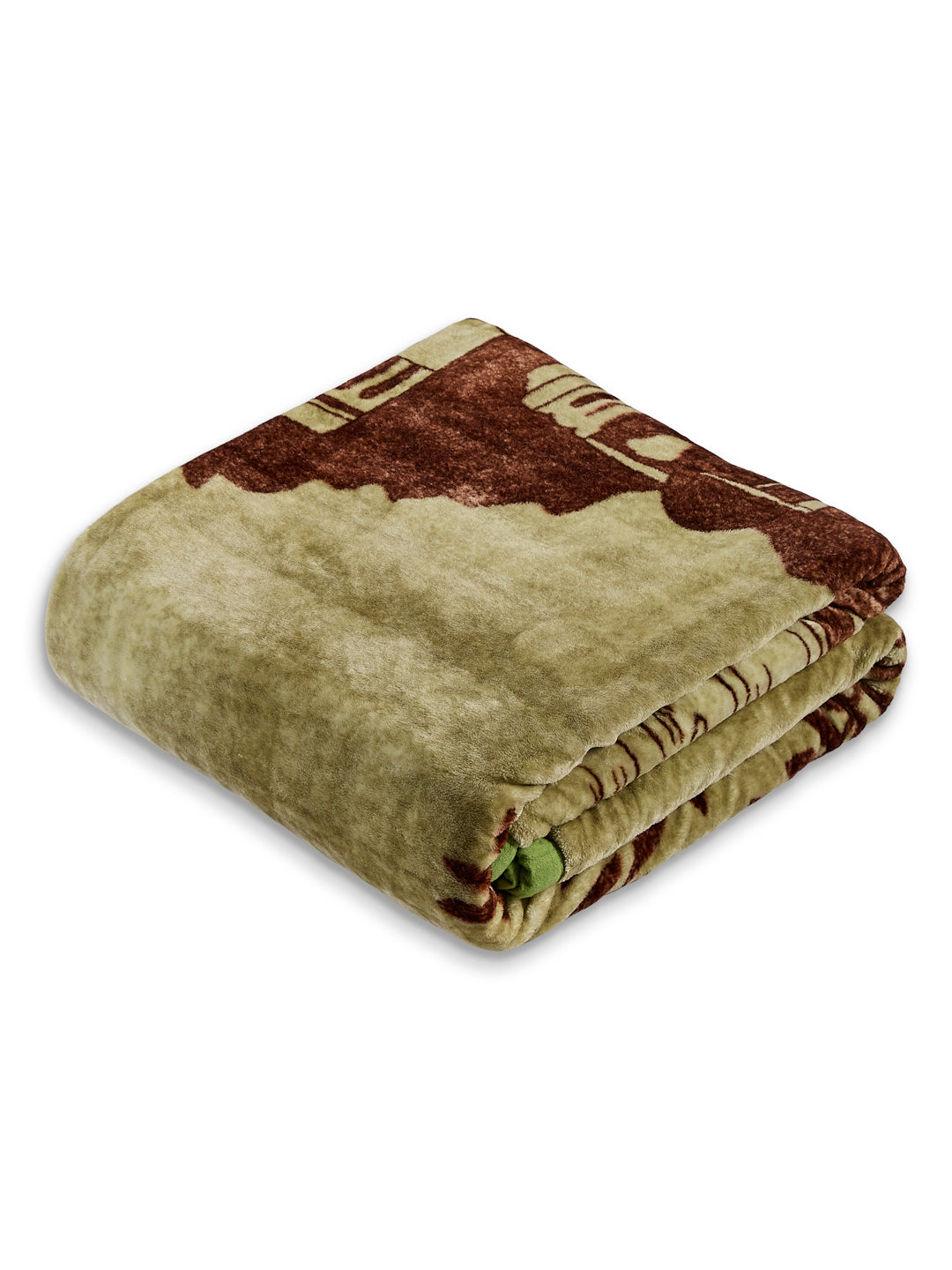 Printed Double Bed 2 Ply 550 GSM Blanket for Winter (Tradition), Weight 3 kg