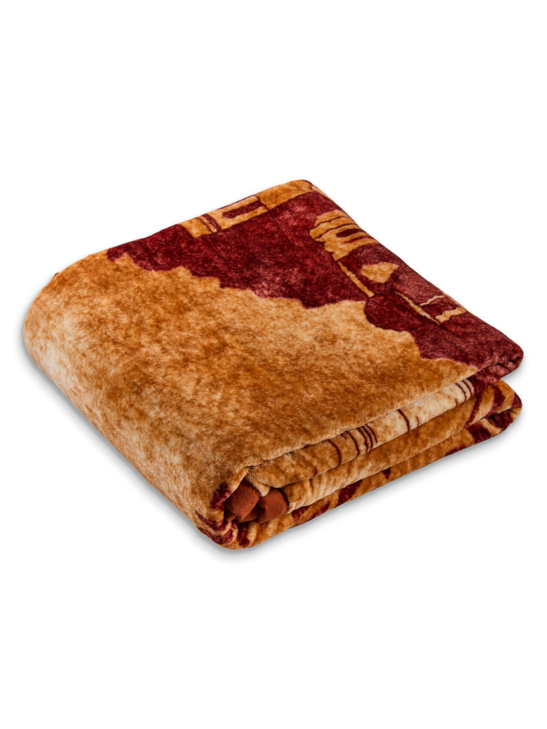 Printed Double Bed 2 Ply 550 GSM Blanket for Winter (Tradition), Weight 3 kg