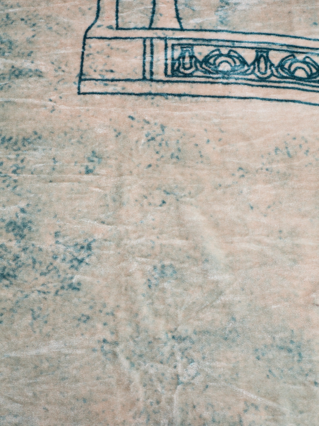 Printed Double Bed 2 Ply 550 GSM Blanket for Winter (Tradition), Weight 3 kg