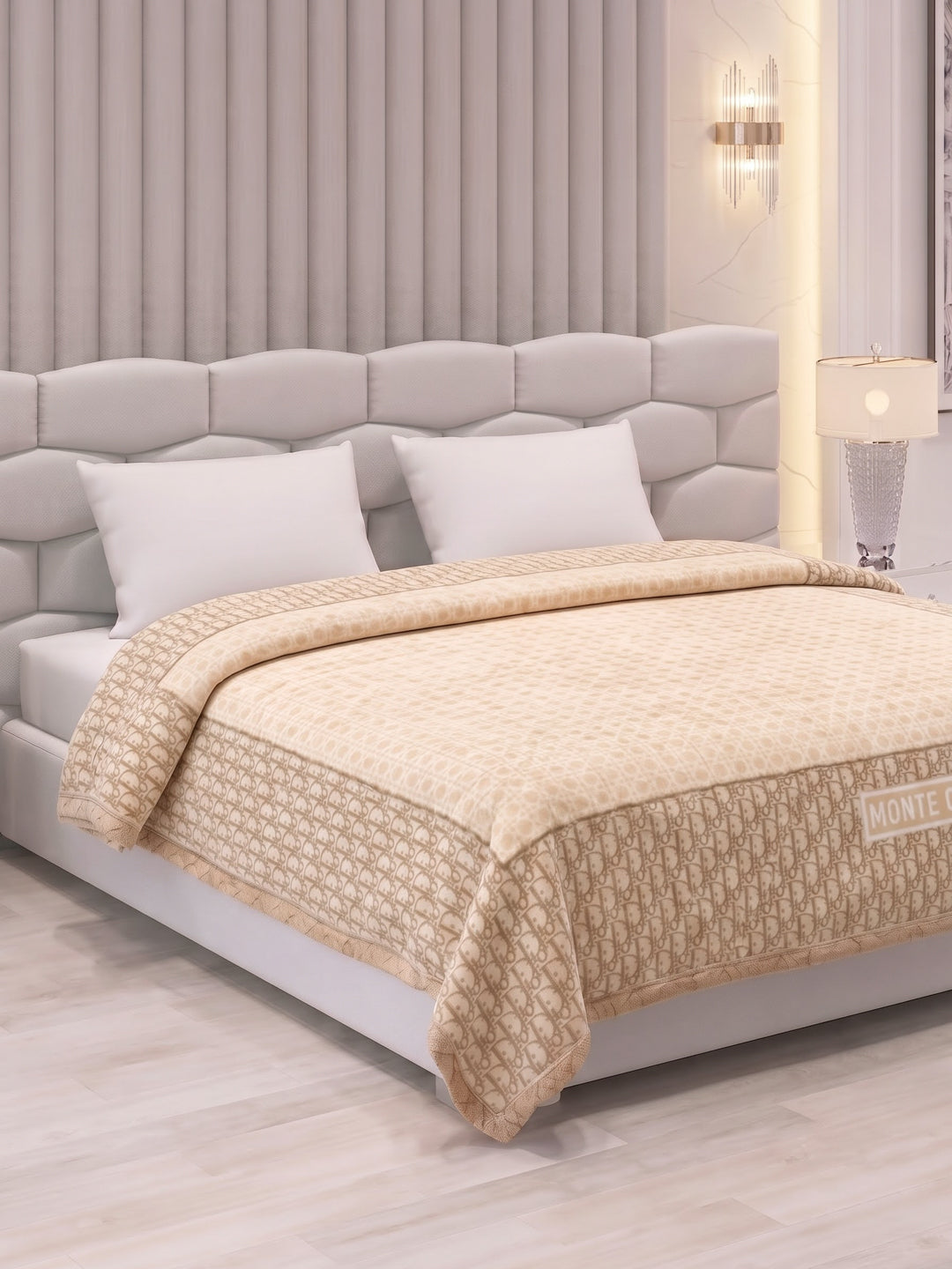 Printed Double Bed 2 Ply 840 GSM Blanket for Winter (Tranquil), Weight 4.4 kg