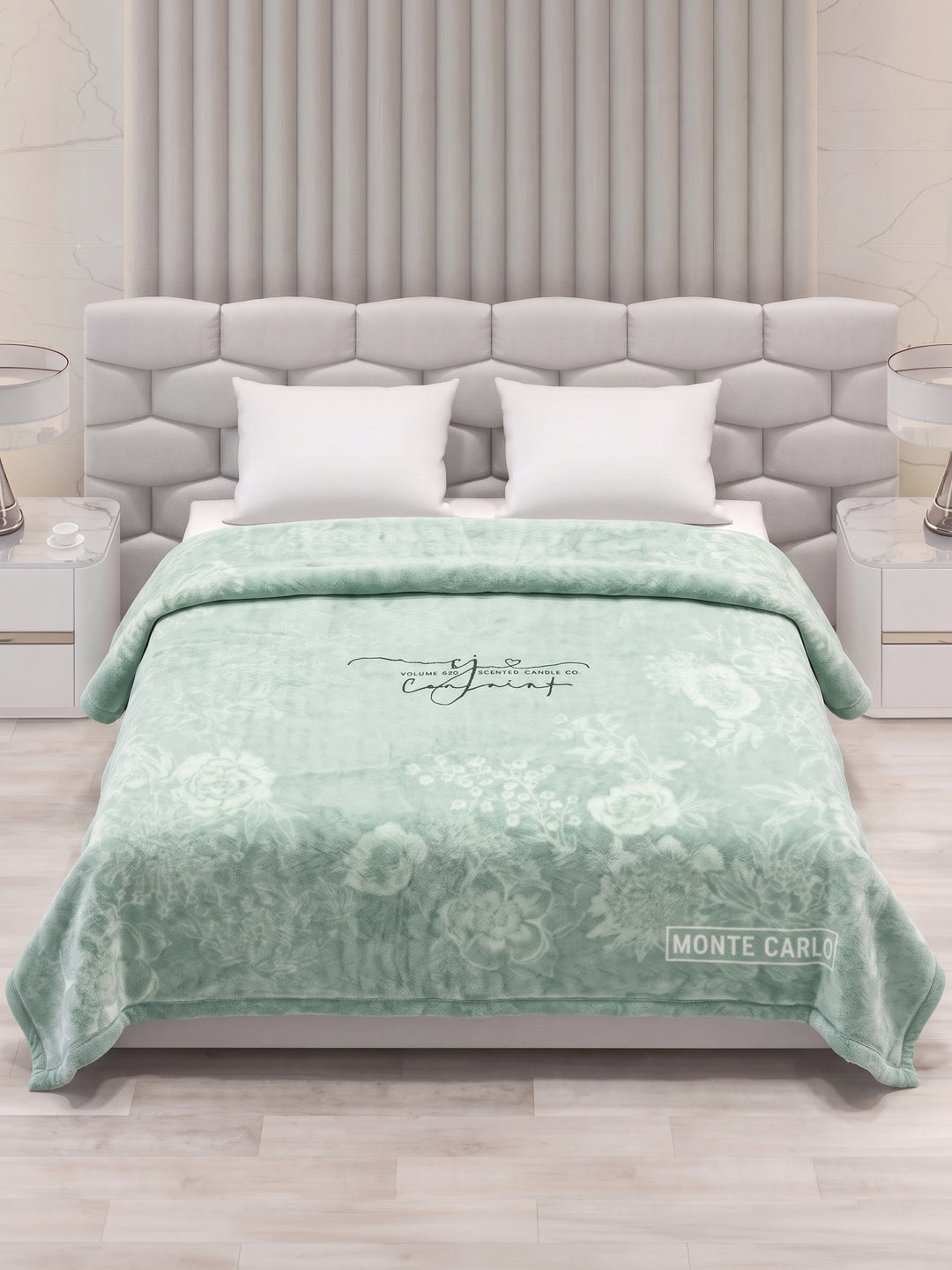 Printed Double Bed 2 Ply 840 GSM Blanket for Winter (Tranquil), Weight 4.4 kg