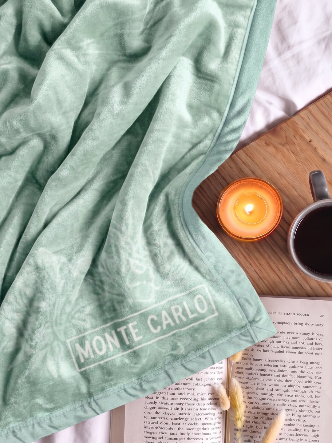 Printed Double Bed 2 Ply 840 GSM Blanket for Winter (Tranquil), Weight 4.4 kg