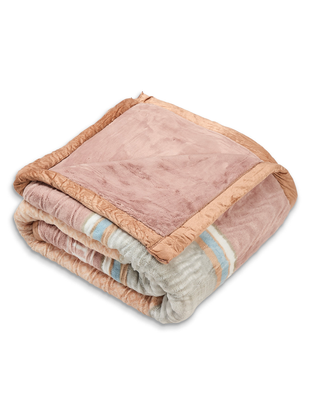 Printed Double Bed 2 Ply 840 GSM Blanket for Winter (Tranquil), Weight 4.4 kg