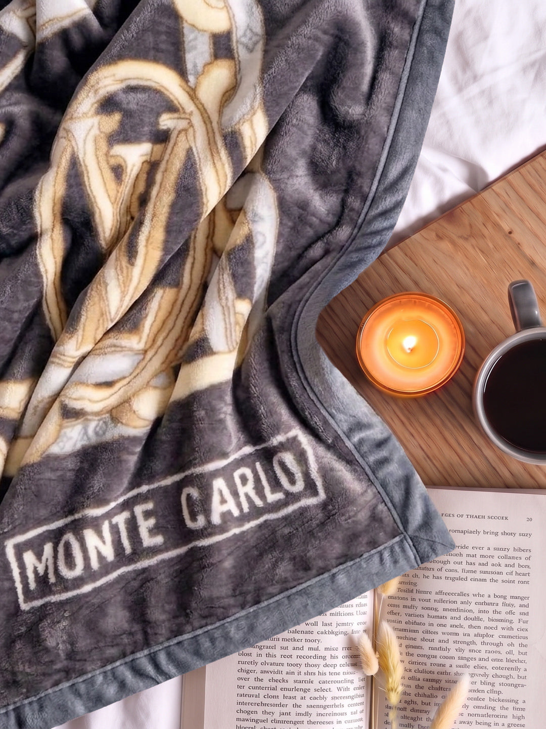 Printed Double Bed 2 Ply 840 GSM Blanket for Winter (Tranquil), Weight 4.4 kg
