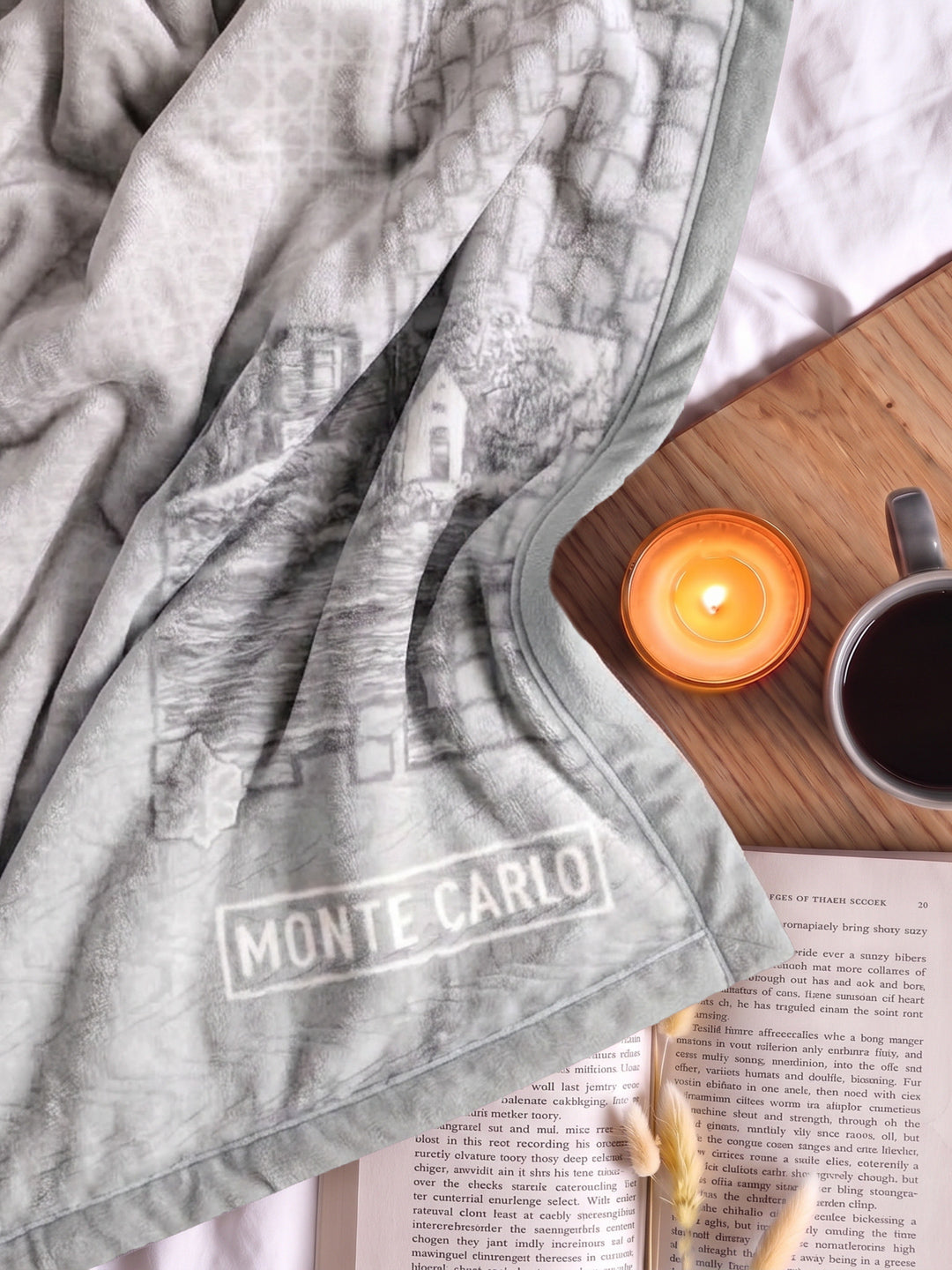 Printed Double Bed 2 Ply 840 GSM Blanket for Winter (Tranquil), Weight 4.4 kg