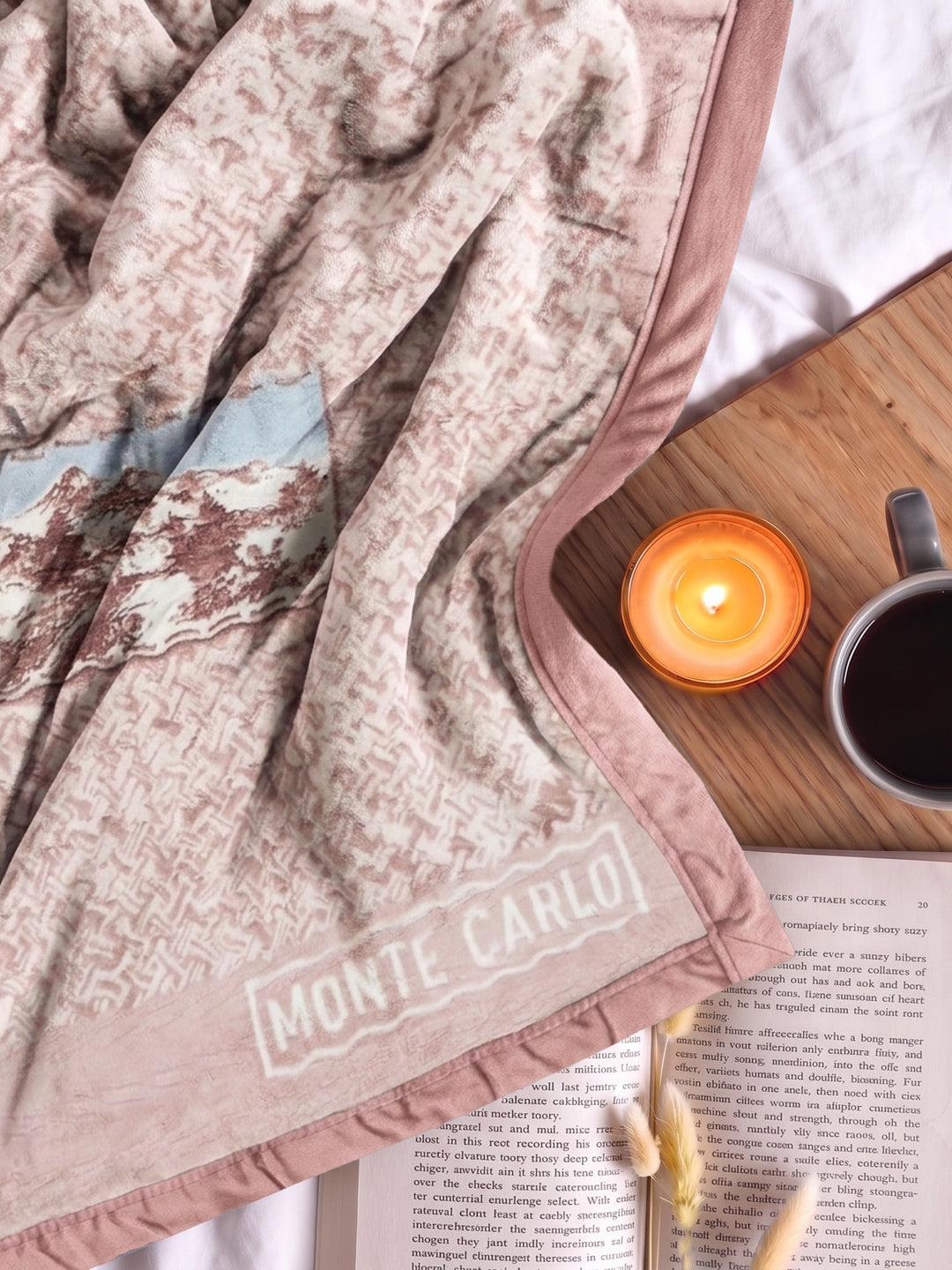 Printed Double Bed 2 Ply 840 GSM Blanket for Winter (Tranquil), Weight 4.4 kg