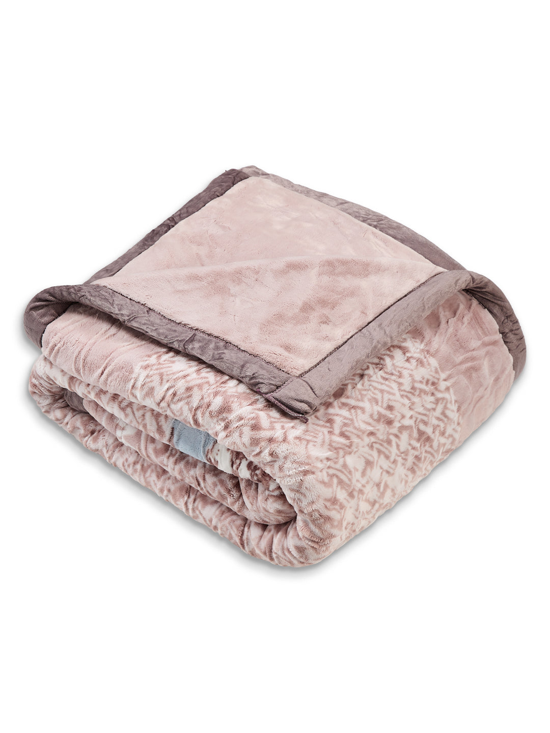 Printed Double Bed 2 Ply 840 GSM Blanket for Winter (Tranquil), Weight 4.4 kg