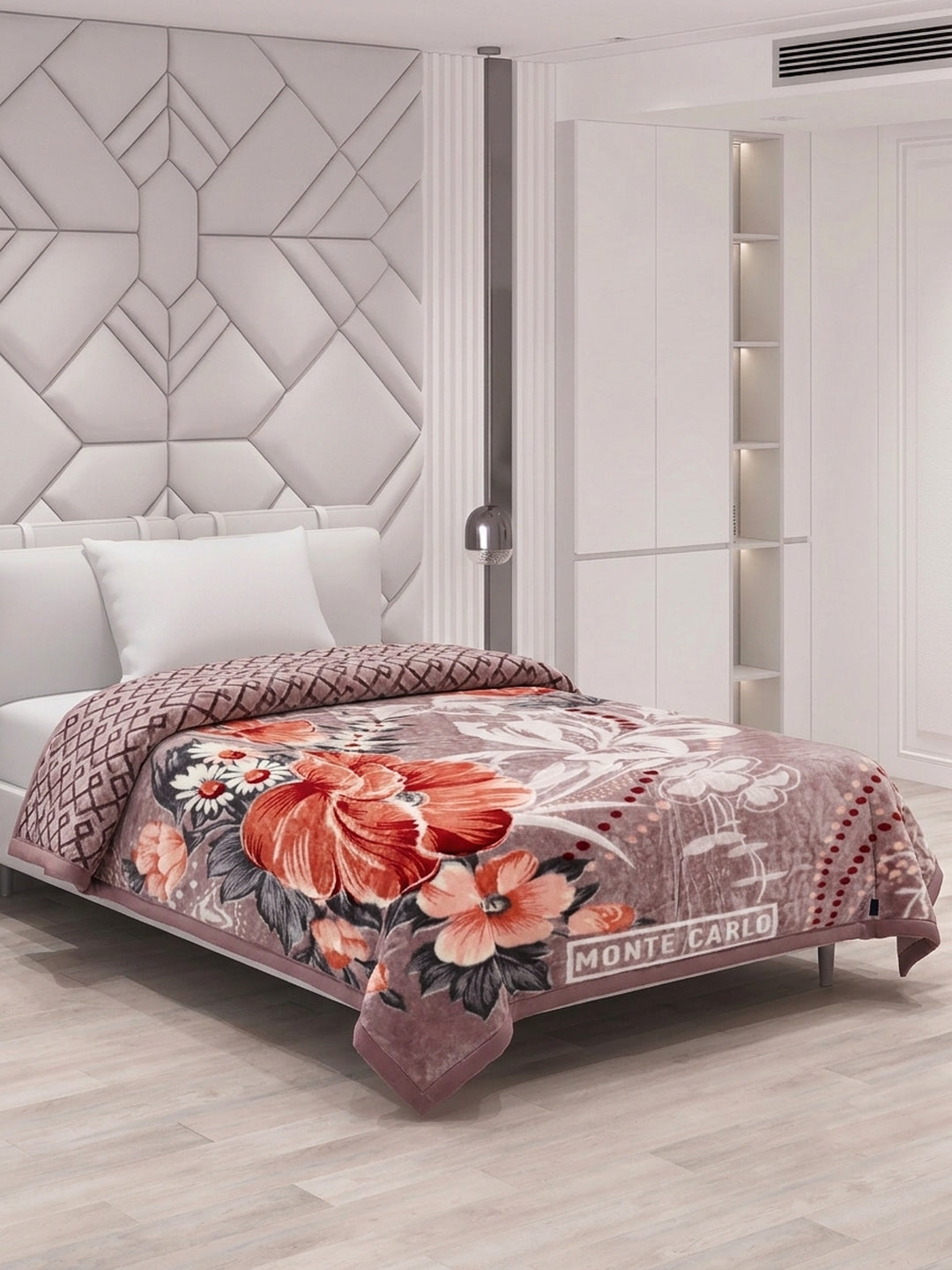 Printed Single Bed 3 Ply 900 GSM Blanket for Winter (Umang), Weight 3.2 kg