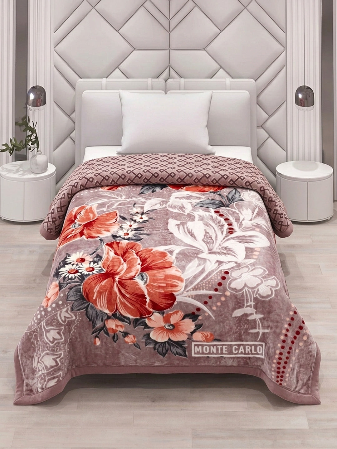 Printed Single Bed 3 Ply 900 GSM Blanket for Winter (Umang), Weight 3.2 kg