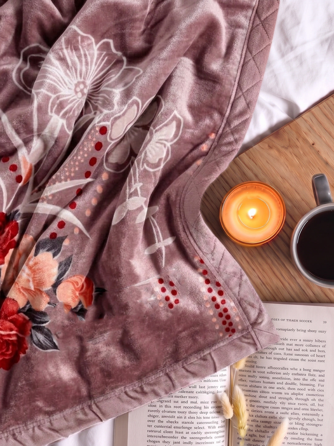 Printed Single Bed 3 Ply 900 GSM Blanket for Winter (Umang), Weight 3.2 kg