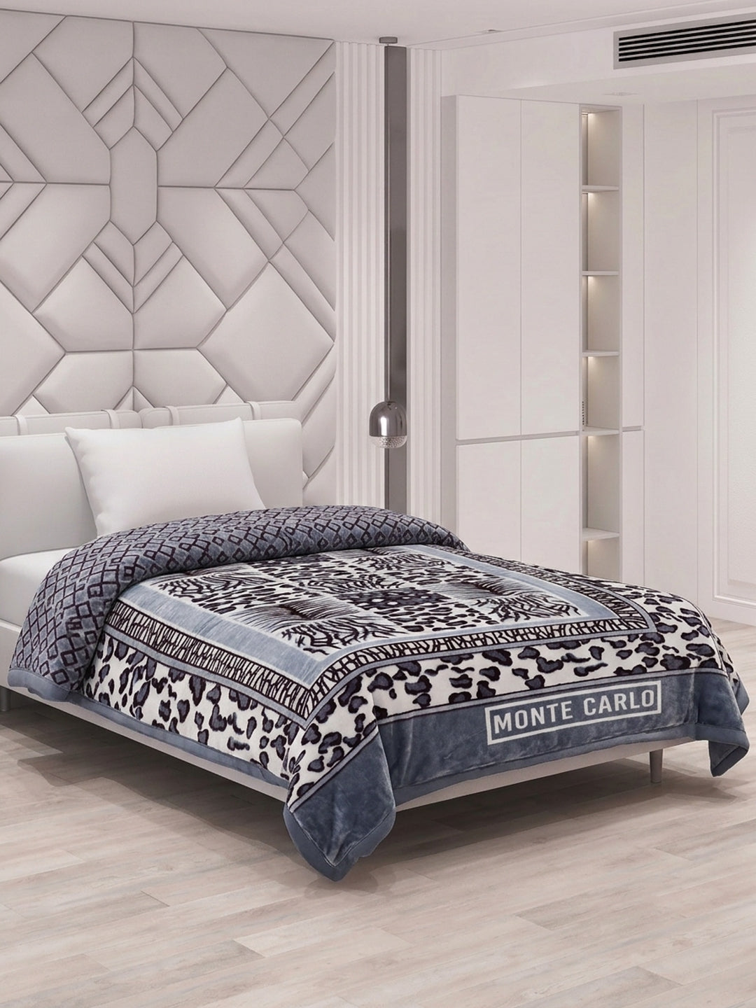 Printed Single Bed 3 Ply 900 GSM Blanket for Winter (Umang), Weight 3.2 kg