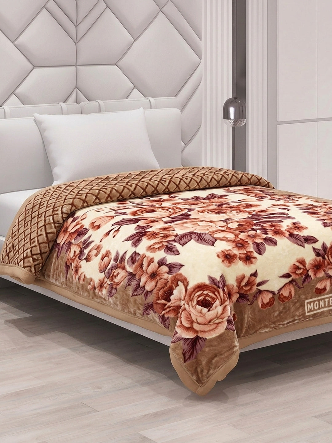 Printed Single Bed 3 Ply 900 GSM Blanket for Winter (Umang), Weight 3.2 kg
