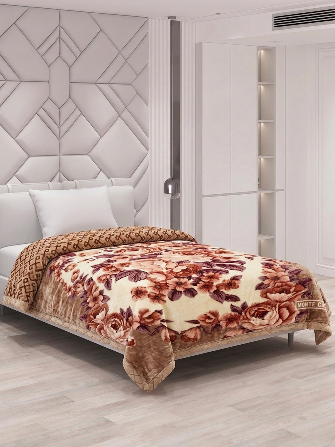 Printed Single Bed 3 Ply 900 GSM Blanket for Winter (Umang), Weight 3.2 kg