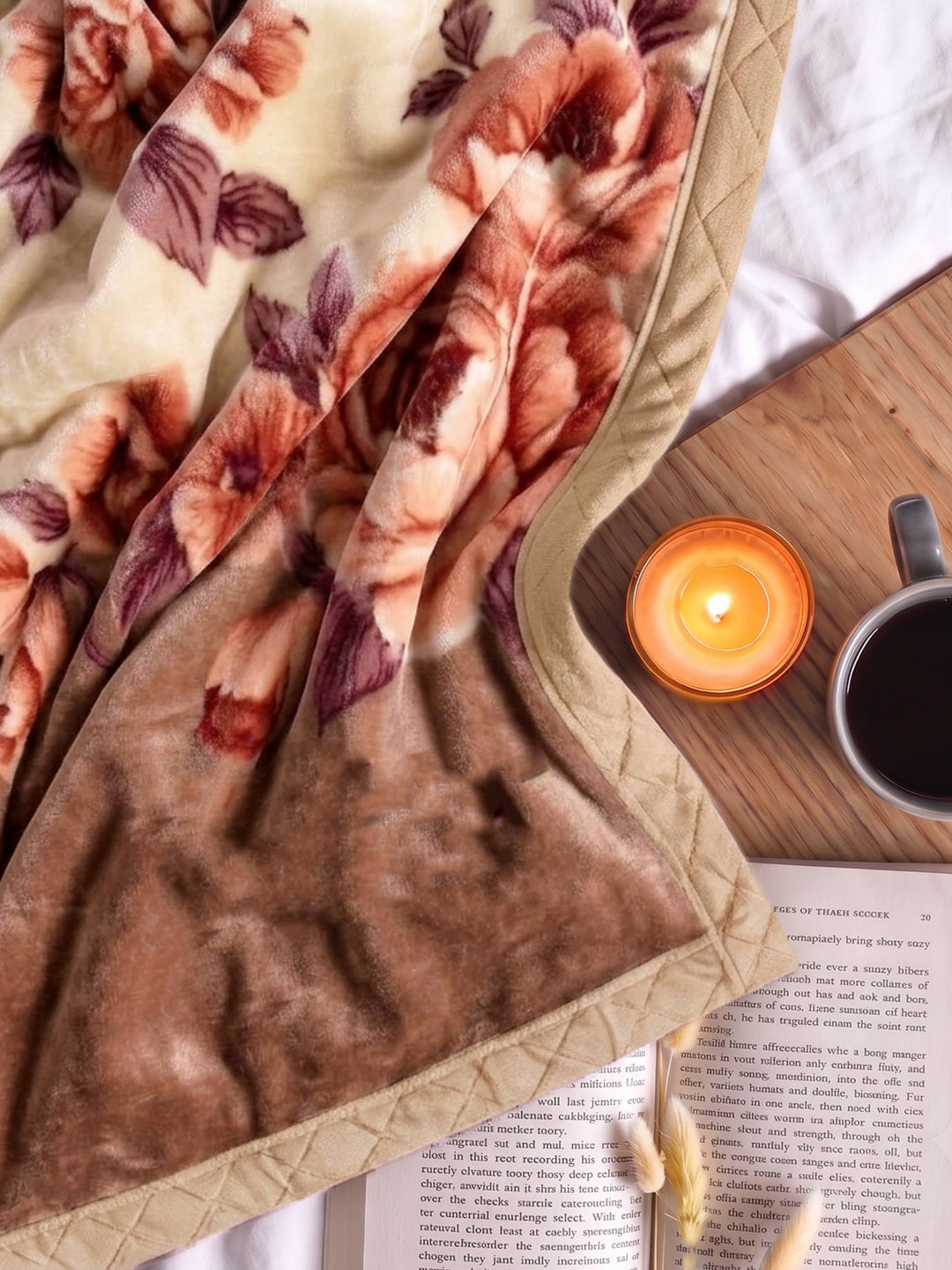 Printed Single Bed 3 Ply 900 GSM Blanket for Winter (Umang), Weight 3.2 kg