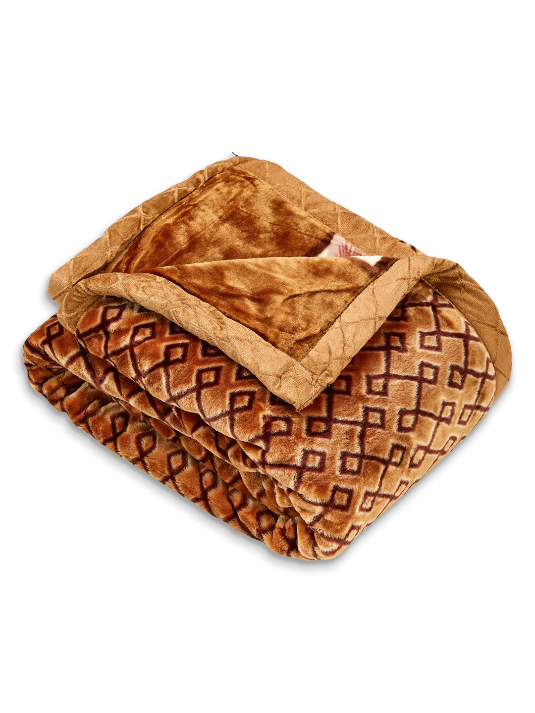 Printed Single Bed 3 Ply 900 GSM Blanket for Winter (Umang), Weight 3.2 kg