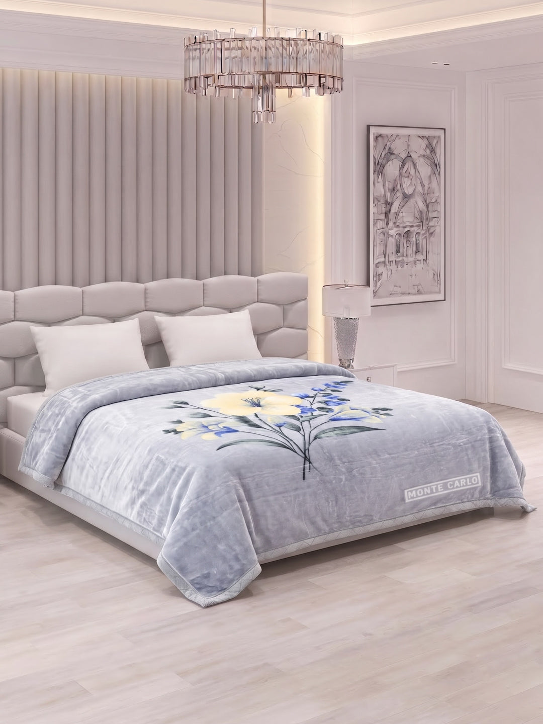 Printed Double Bed 2 Ply 900 GSM Blanket for Winter (Vista Plus), Weight 4.8 kg