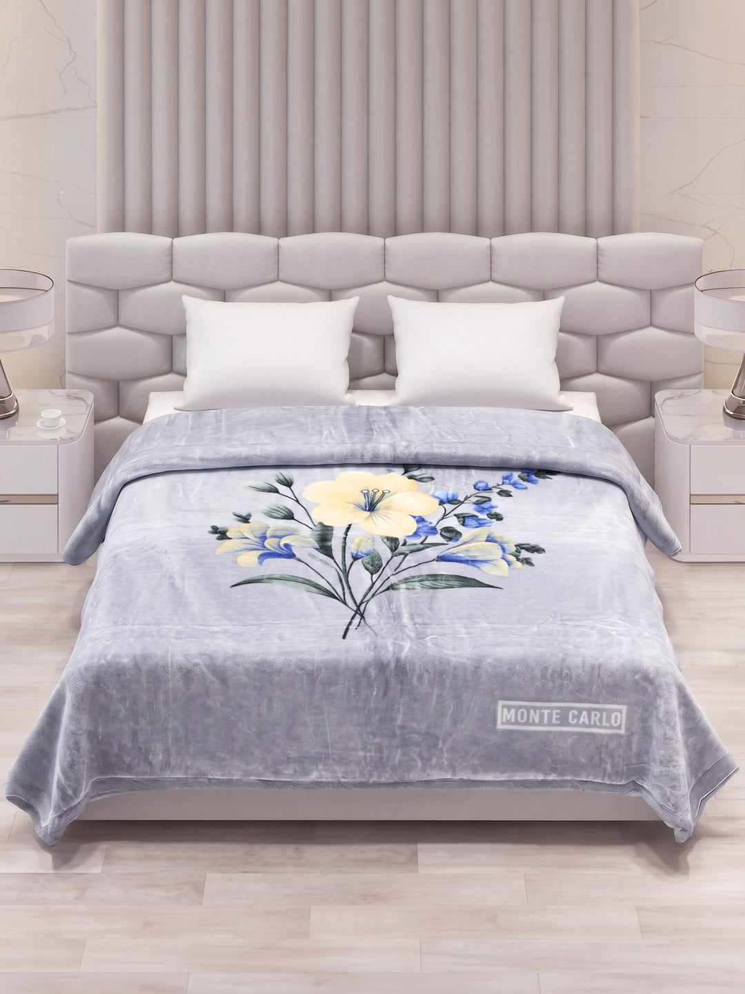 Printed Double Bed 2 Ply 900 GSM Blanket for Winter (Vista Plus), Weight 4.8 kg