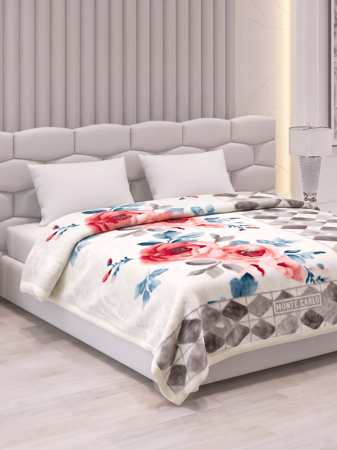 Printed Double Bed 2 Ply 900 GSM Blanket for Winter (Vista Plus), Weight 4.8 kg