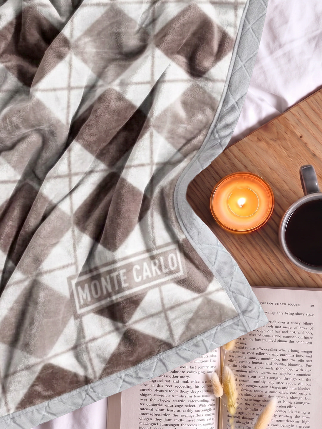 Printed Double Bed 2 Ply 900 GSM Blanket for Winter (Vista Plus), Weight 4.8 kg