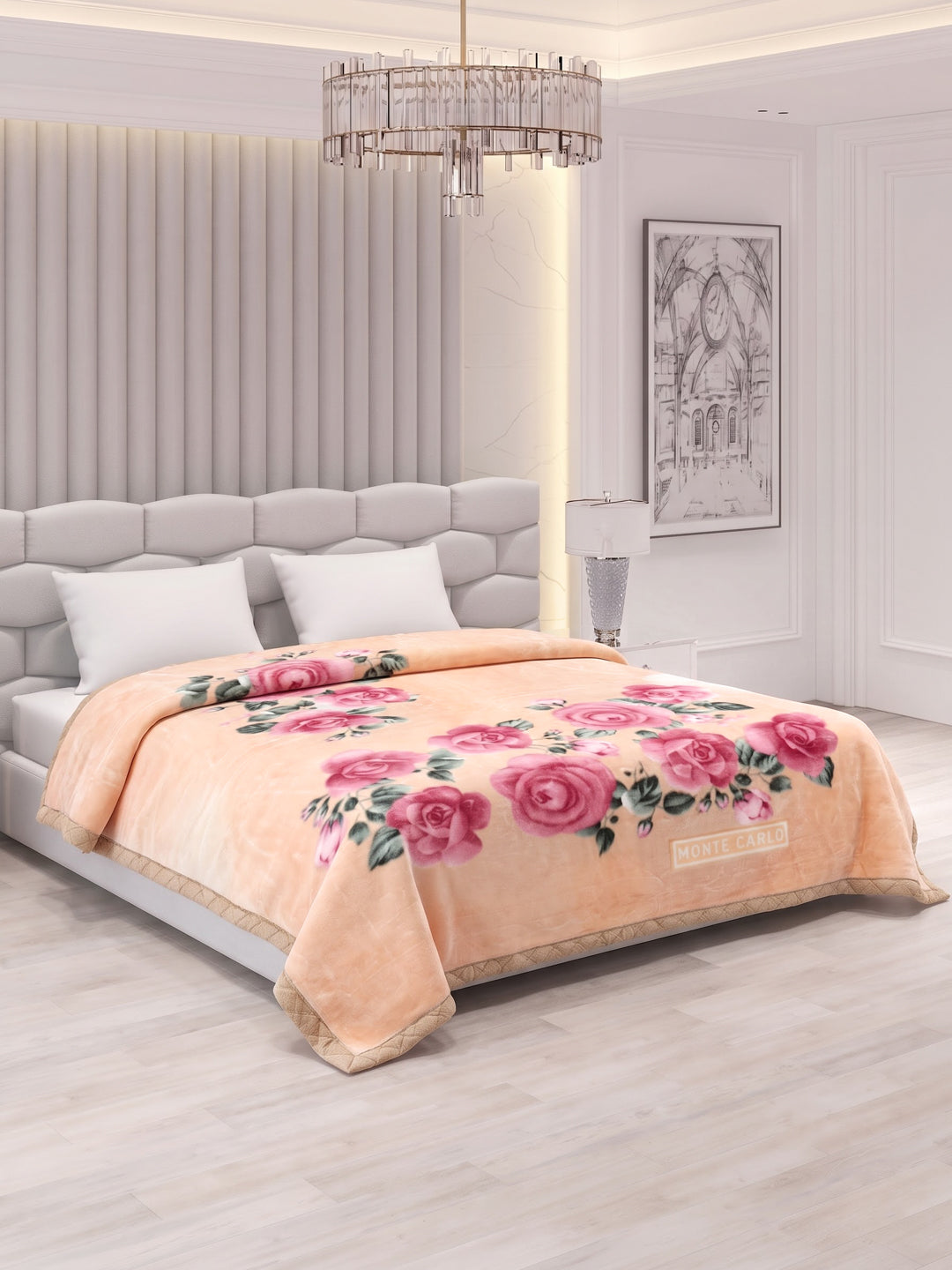 Printed Double Bed 2 Ply 900 GSM Blanket for Winter (Vista Plus), Weight 4.8 kg