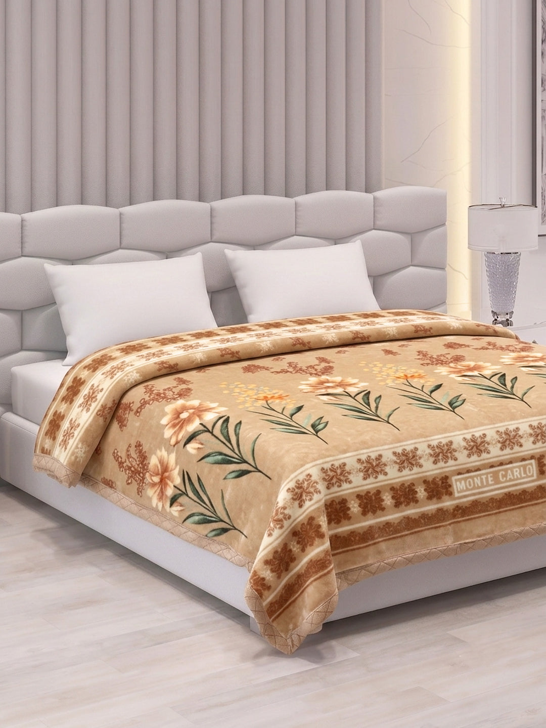 Printed Double Bed 2 Ply 900 GSM Blanket for Winter (Vista Plus), Weight 4.8 kg