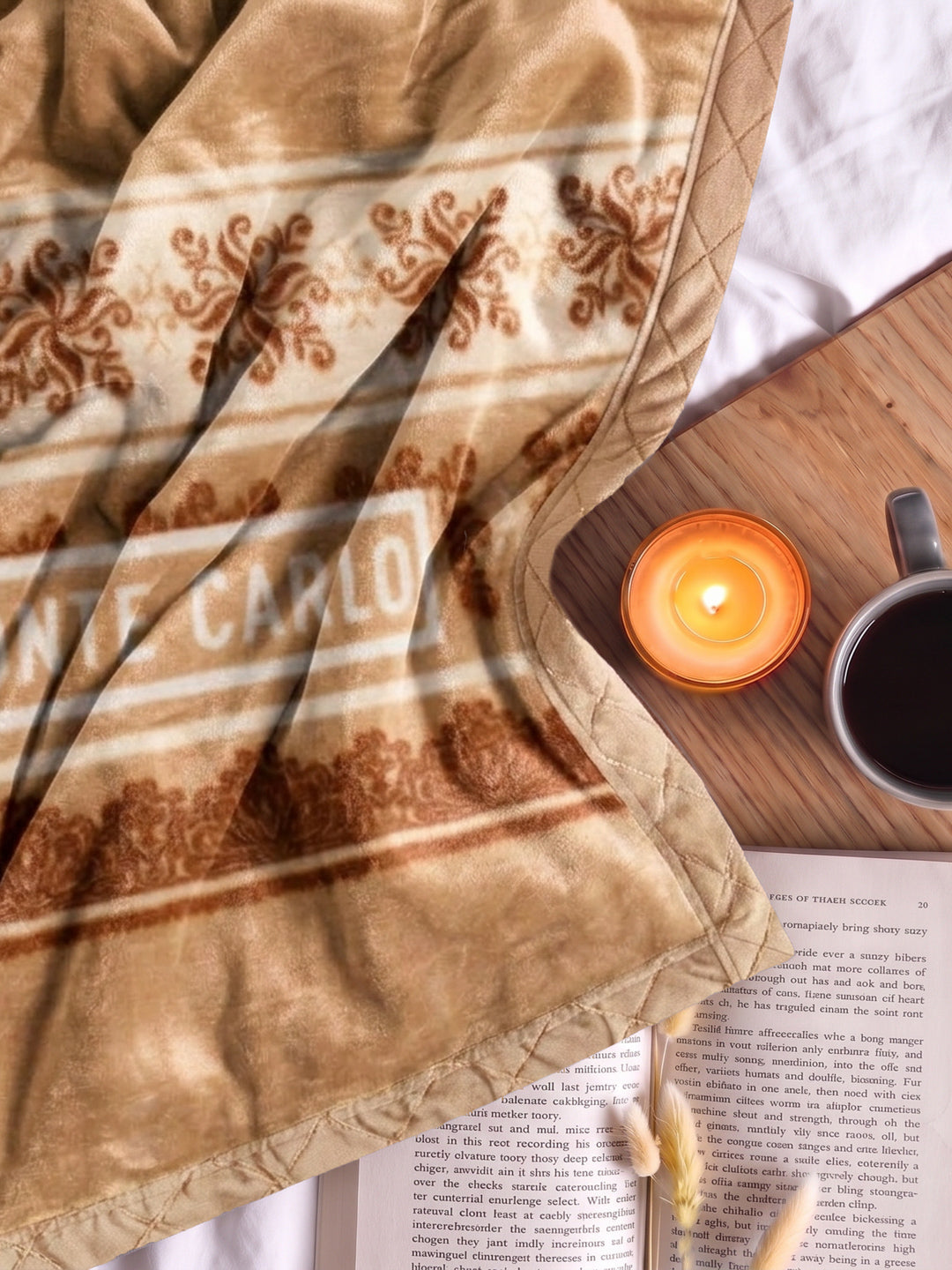 Printed Double Bed 2 Ply 900 GSM Blanket for Winter (Vista Plus), Weight 4.8 kg