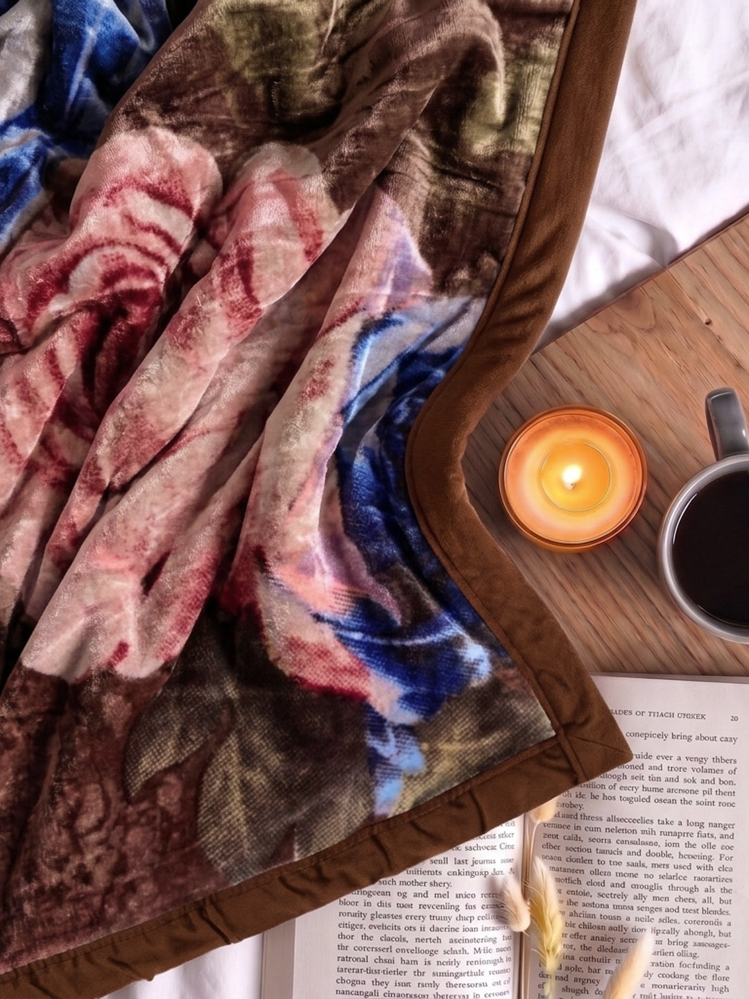 Printed Single Bed 2 Ply 700 GSM Blanket for Winter (Wade), Weight 3.7 kg
