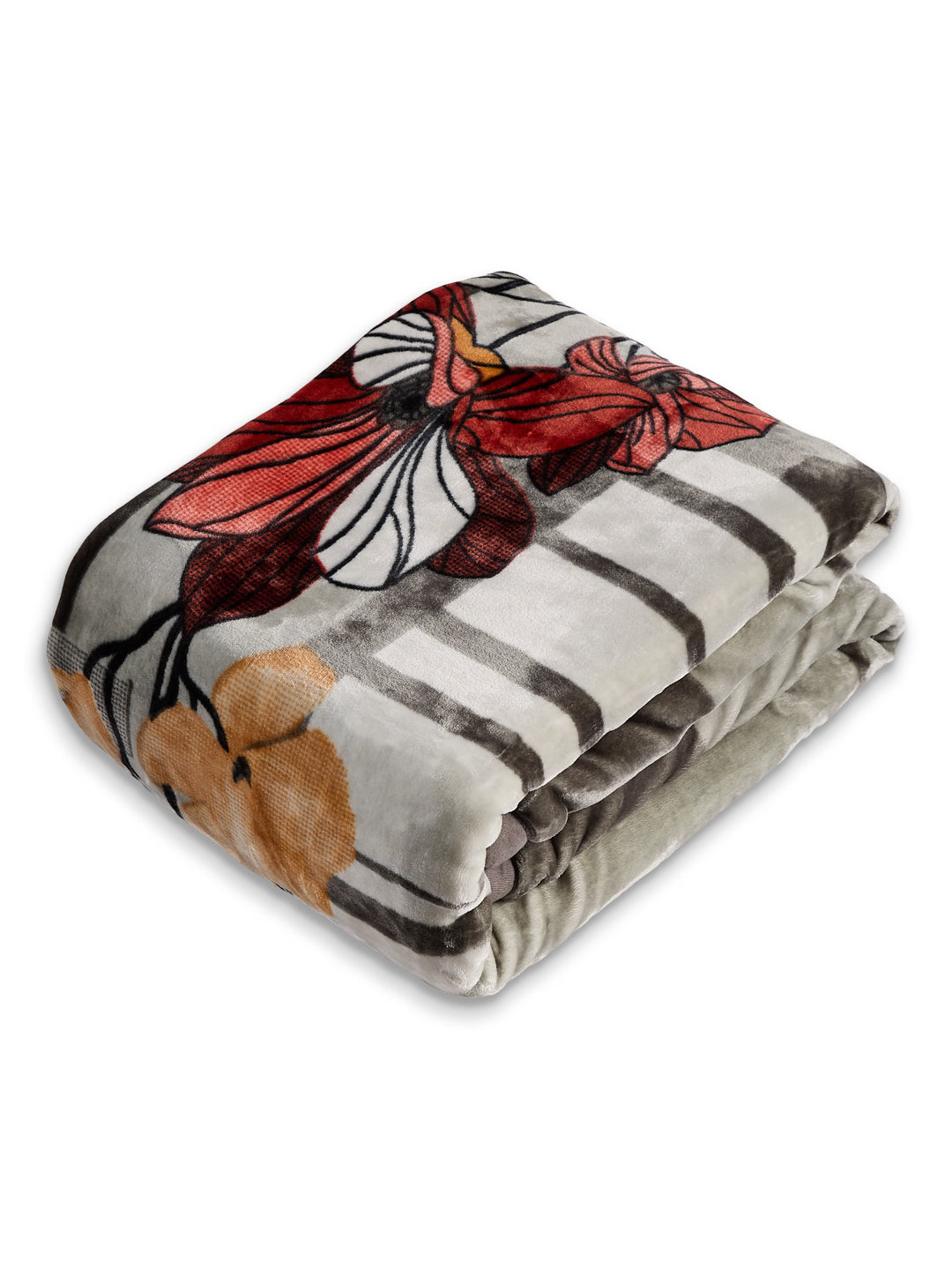 Printed Single Bed 2 Ply 700 GSM Blanket for Winter (Wade), Weight 3.7 kg