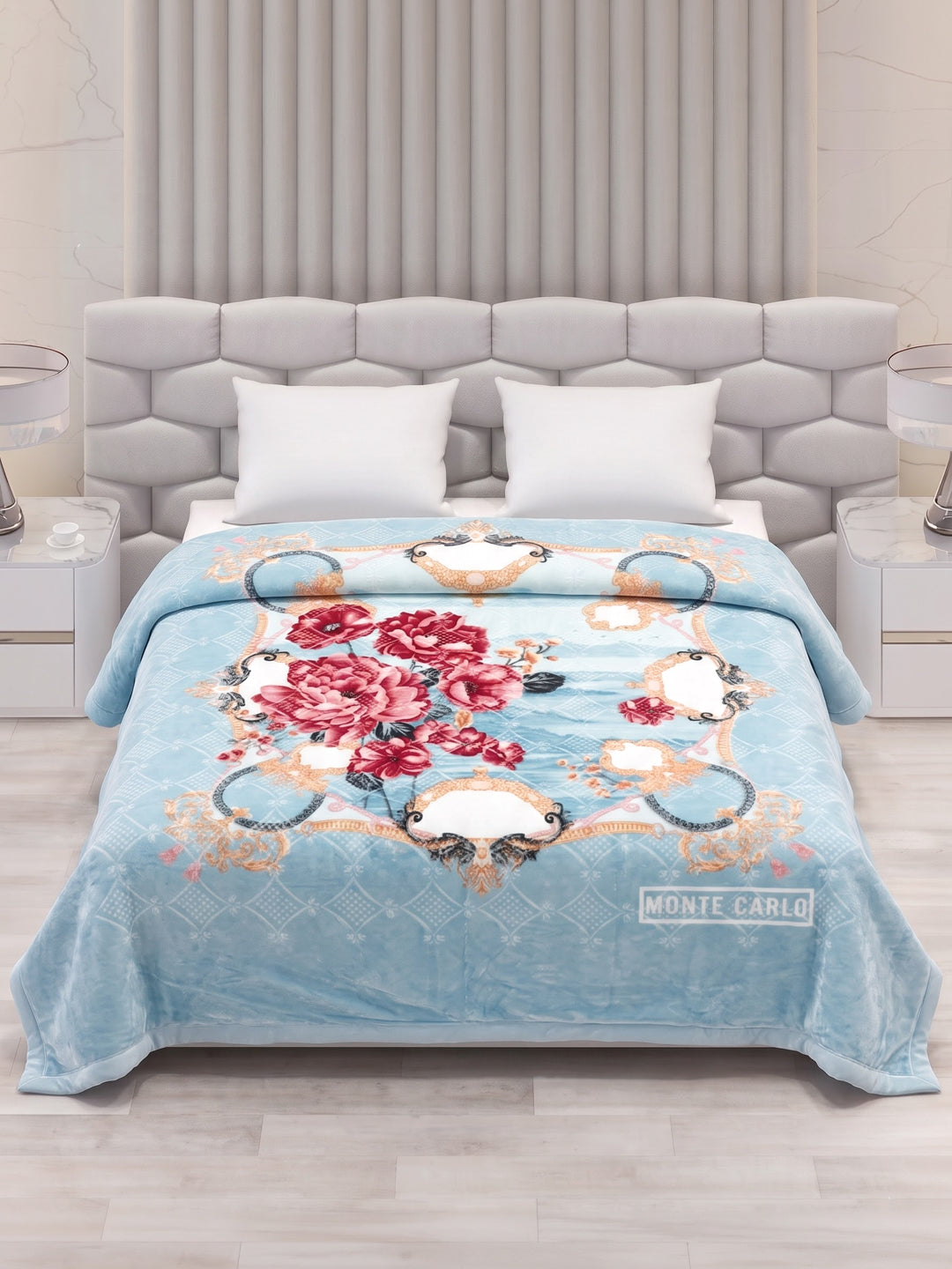 Printed Double Bed 3 Ply 900 GSM Blanket for Winter (Wild Side), Weight 4.8 kg