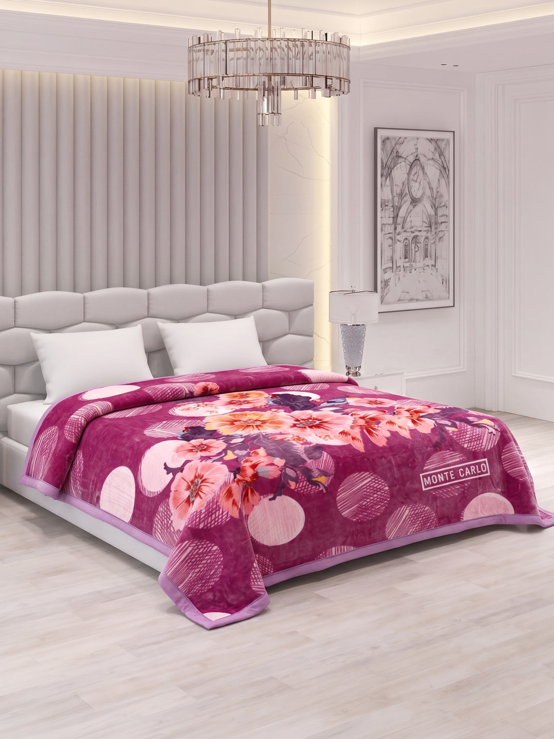 Printed Double Bed 3 Ply 900 GSM Blanket for Winter (Wild Side), Weight 4.8 kg