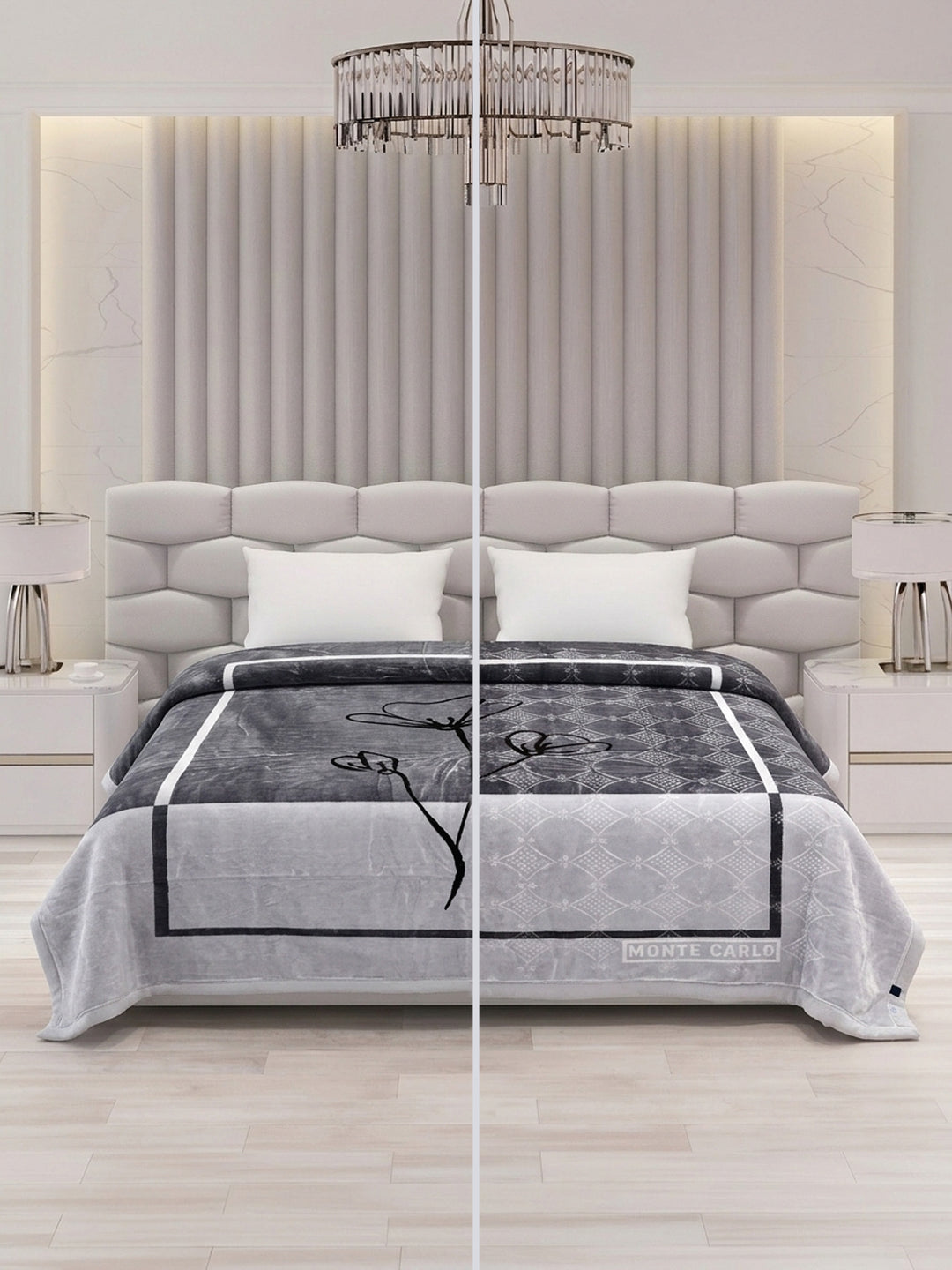 Printed Double Bed 3 Ply 900 GSM Blanket for Winter (Wild Side), Weight 4.8 kg