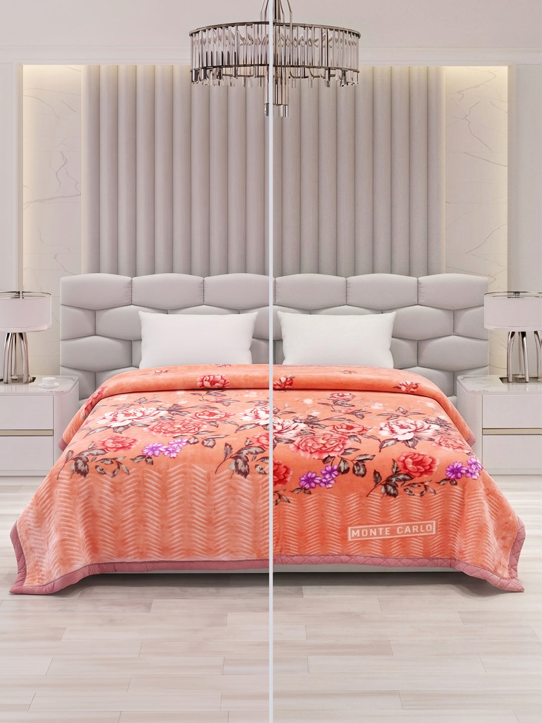 Printed Double Bed 3 Ply 900 GSM Blanket for Winter (Wild Side), Weight 4.8 kg