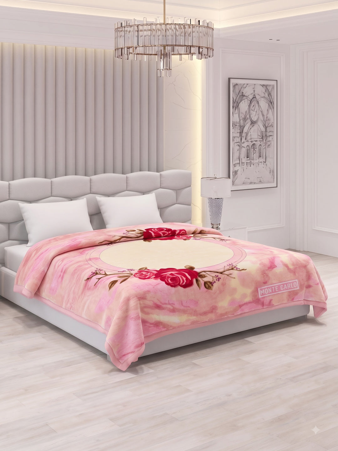Printed Double Bed 3 Ply 900 GSM Blanket for Winter (Wild Side), Weight 4.8 kg