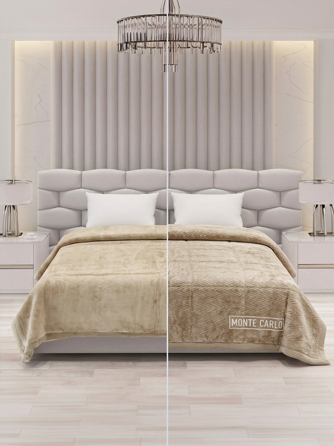 Printed Double Bed 2 Ply 840 GSM Blanket for Winter (Windsor), Weight 4.4 kg