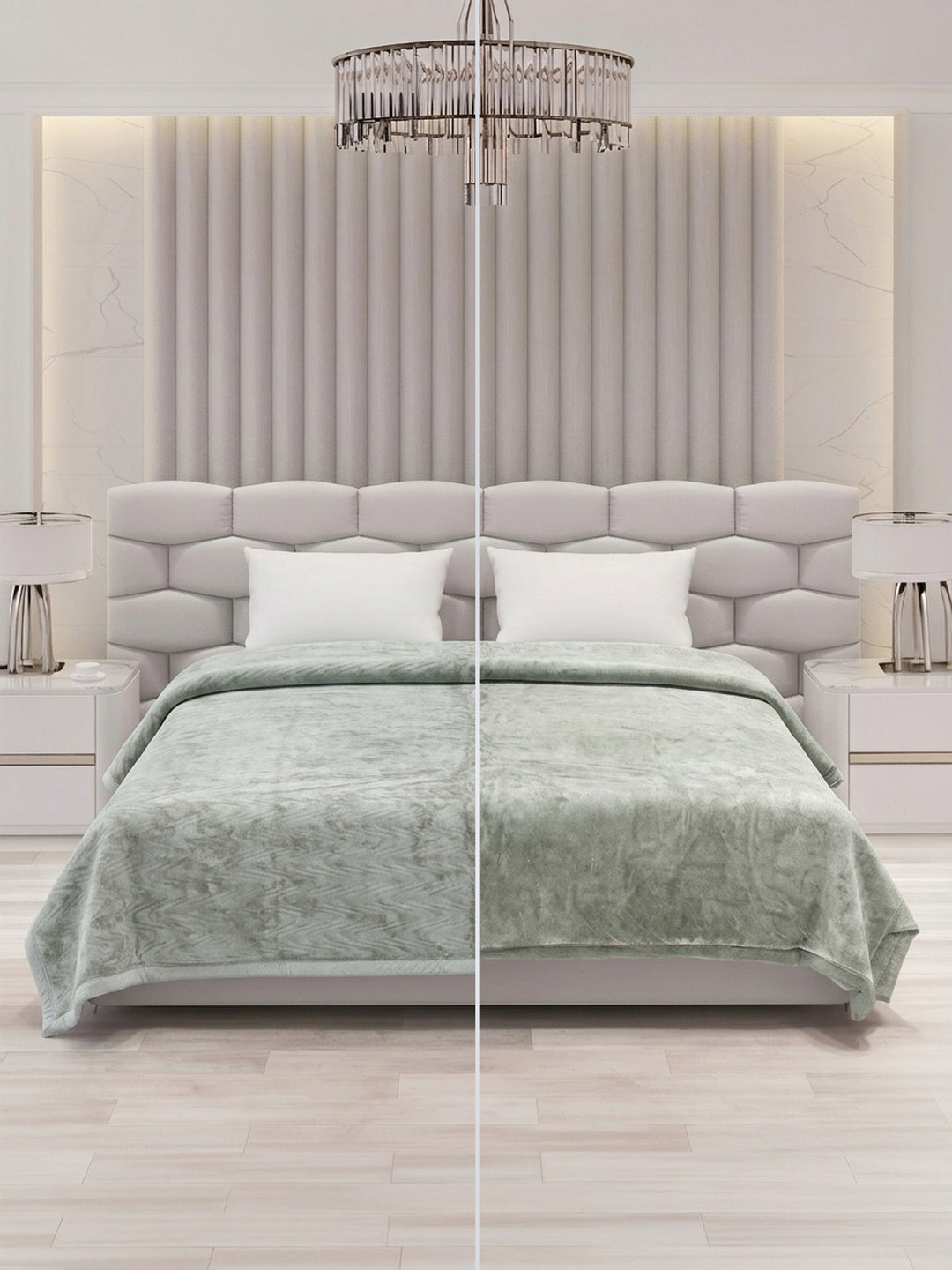 Printed Double Bed 2 Ply 840 GSM Blanket for Winter (Windsor), Weight 4.4 kg