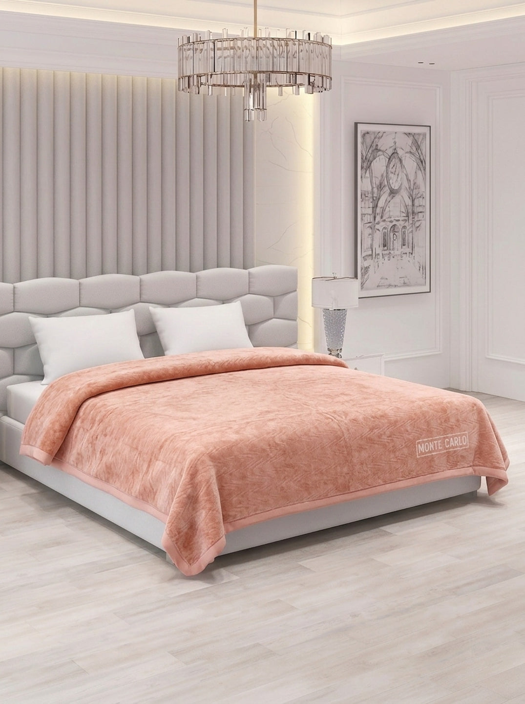 Printed Double Bed 2 Ply 840 GSM Blanket for Winter (Windsor), Weight 4.4 kg