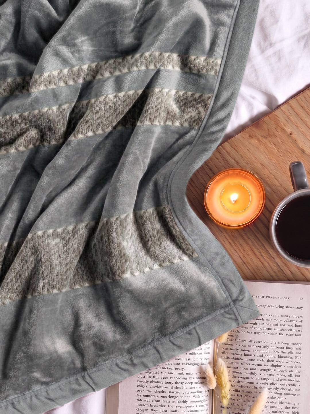 Printed Double Bed 2 Ply 470 GSM Blanket for Winter (Winston), Weight 2.5 kg