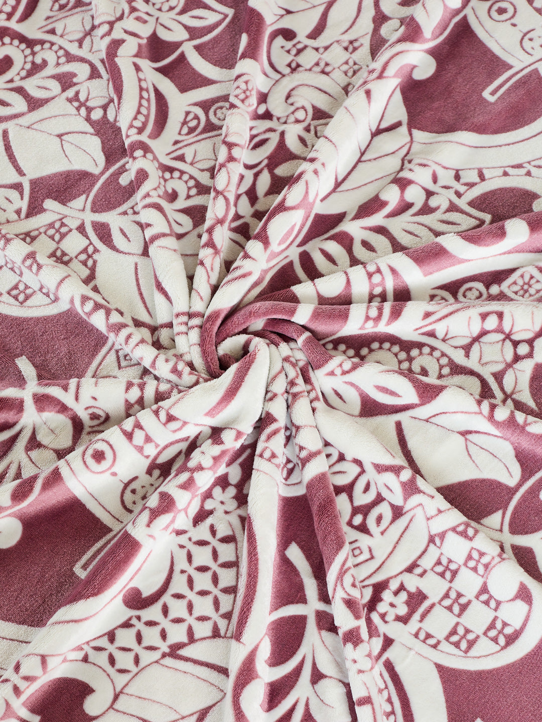 Printed Double Bed 2 Ply 470 GSM Blanket for Winter (Winston), Weight 2.5 kg