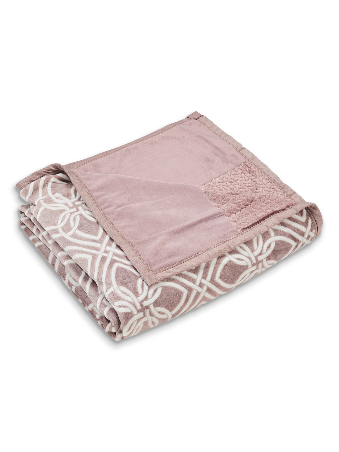 Printed Double Bed 2 Ply 470 GSM Blanket for Winter (Winston), Weight 2.5 kg