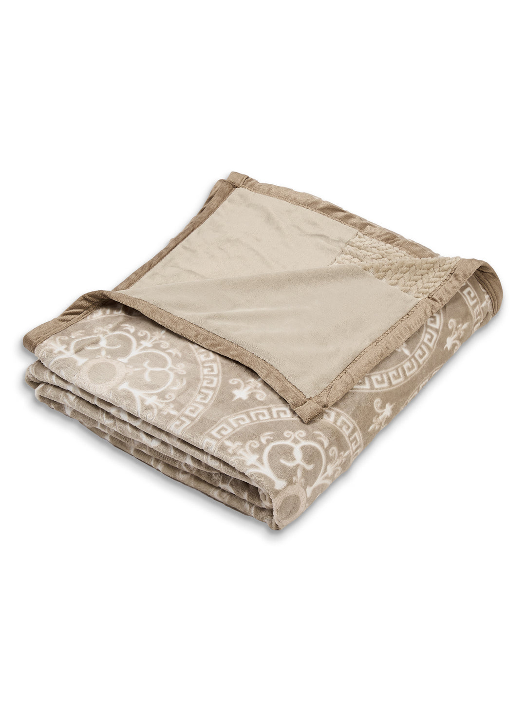 Printed Double Bed 2 Ply 470 GSM Blanket for Winter (Winston), Weight 2.5 kg