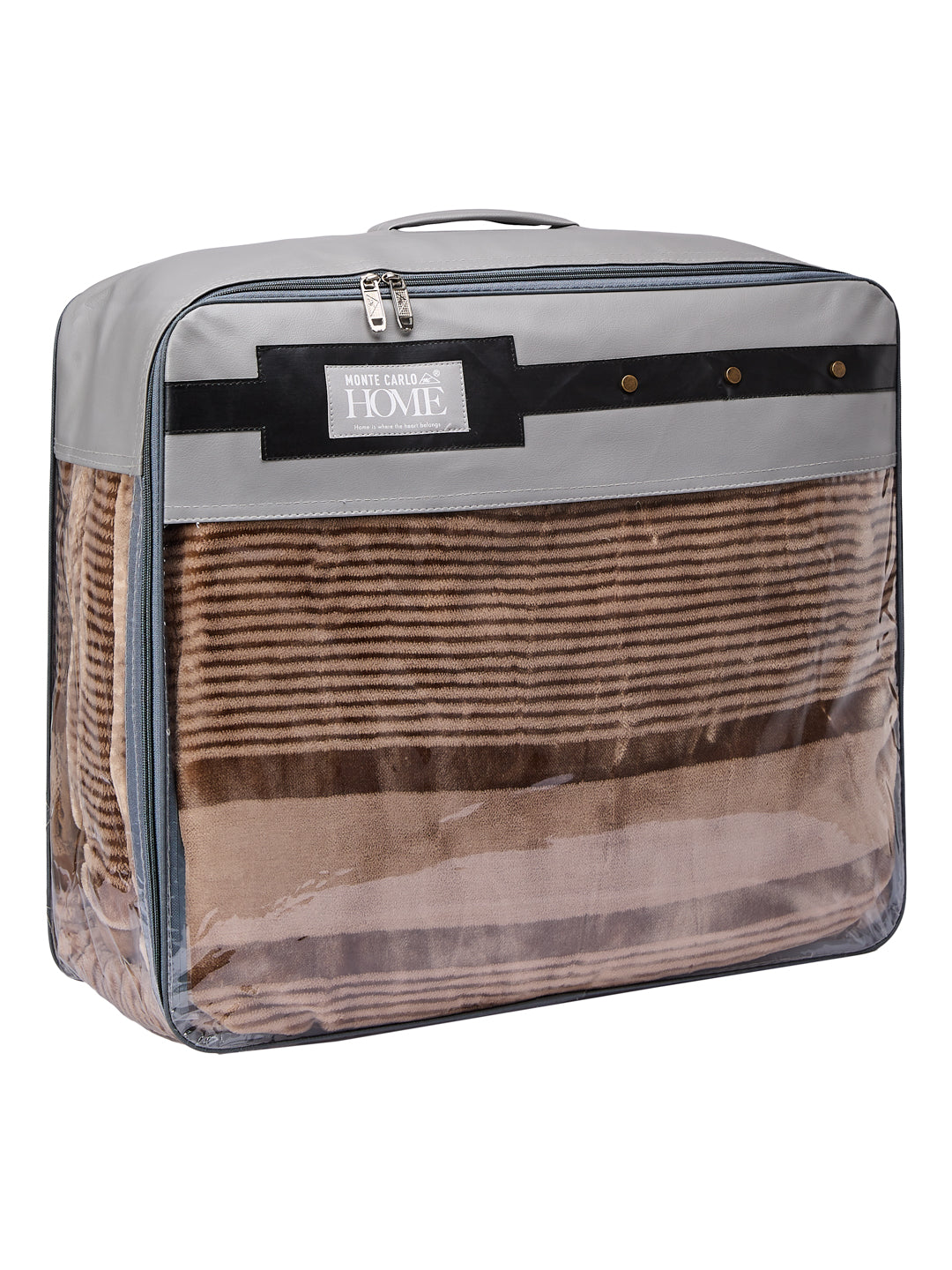 Printed Double Bed 2 Ply 990 GSM Blanket for Winter (Zurich), Weight 5.2 kg
