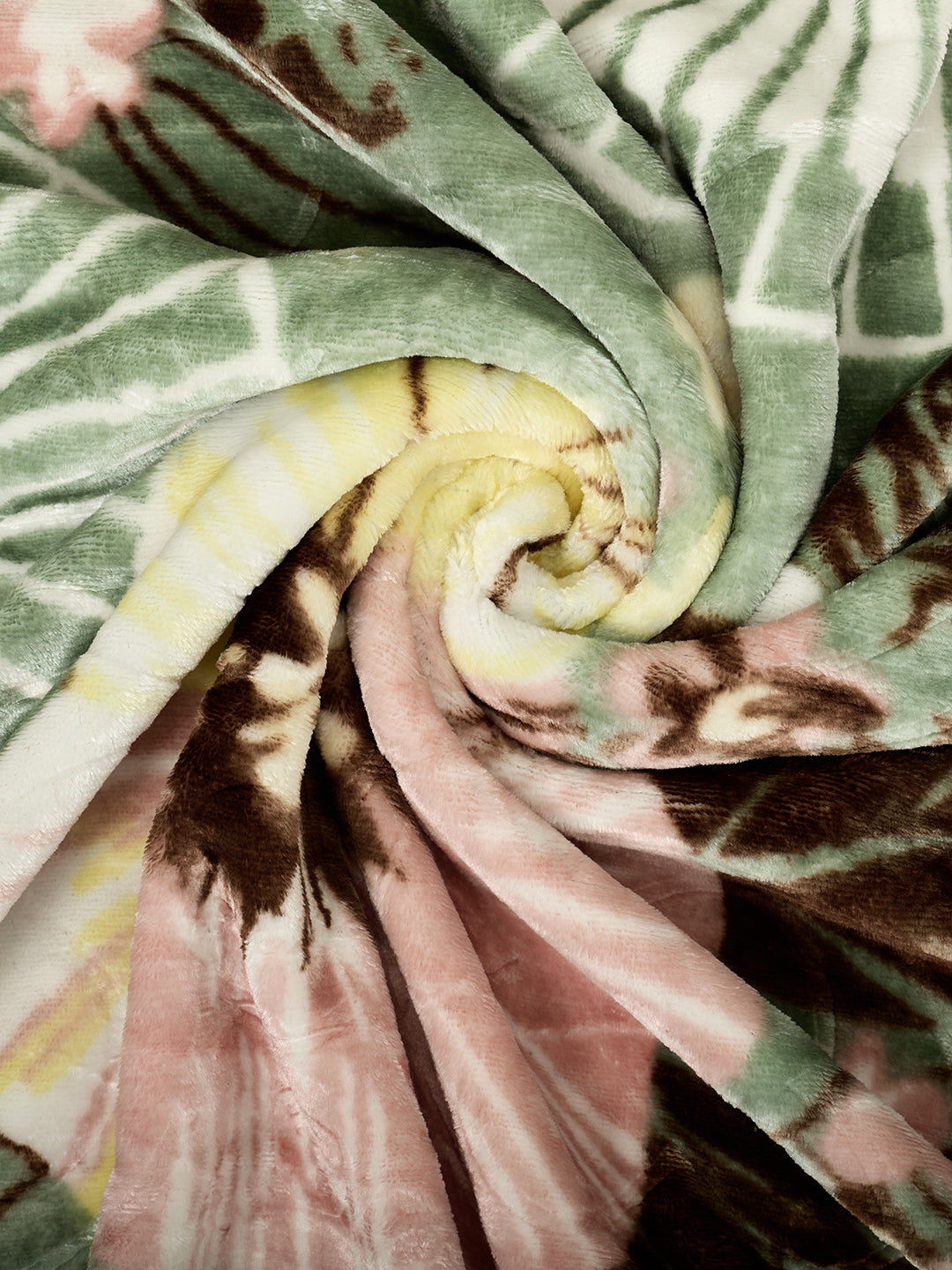 Floral Print Double Bed 2 Ply 850 GSM Blanket for Winter (Zylo), Weight 4.1 kg