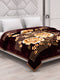 Floral Print Double Bed 2 Ply 850 GSM Blanket for Winter (Marshal), Weight 4.5 kg