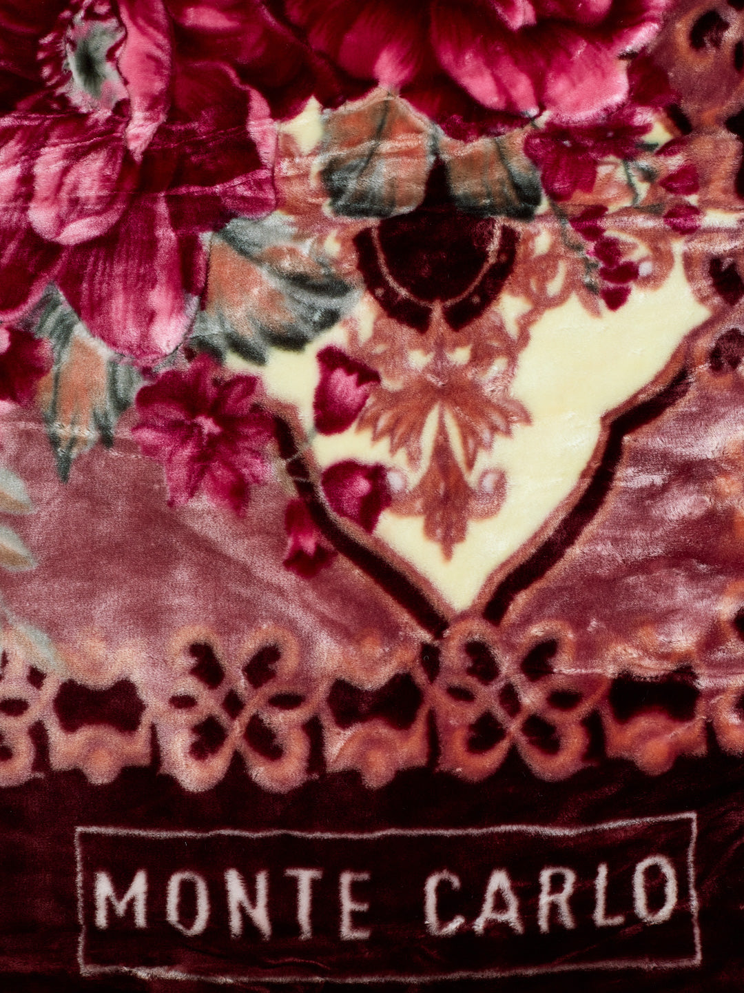 Floral Print Double Bed 2 Ply 850 GSM Blanket for Winter (Marshal), Weight 4.5 kg