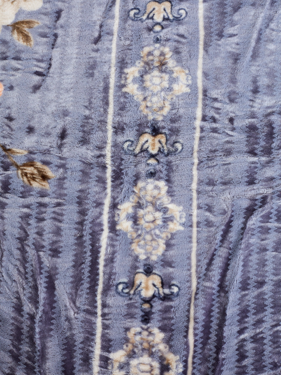 Floral Print Double Bed 2 Ply 850 GSM Blanket for Winter (Marshal), Weight 4.5 kg