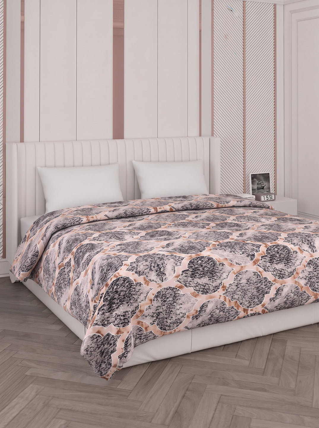 Printed Double Bed 150 GSM AC Blanket (Myra), Weight 1.2 kg
