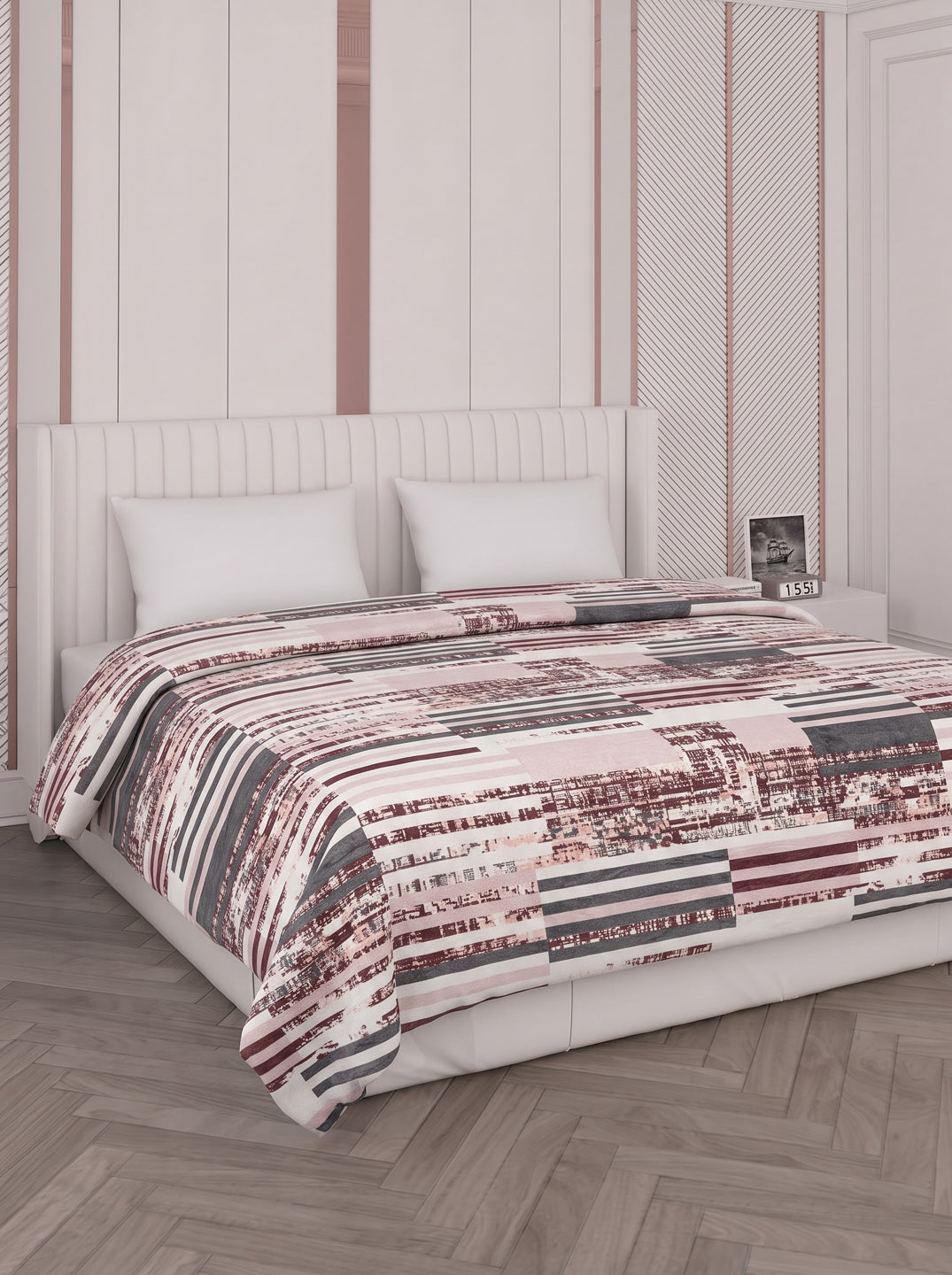 Printed Double Bed 150 GSM AC Blanket (Myra), Weight 1.2 kg