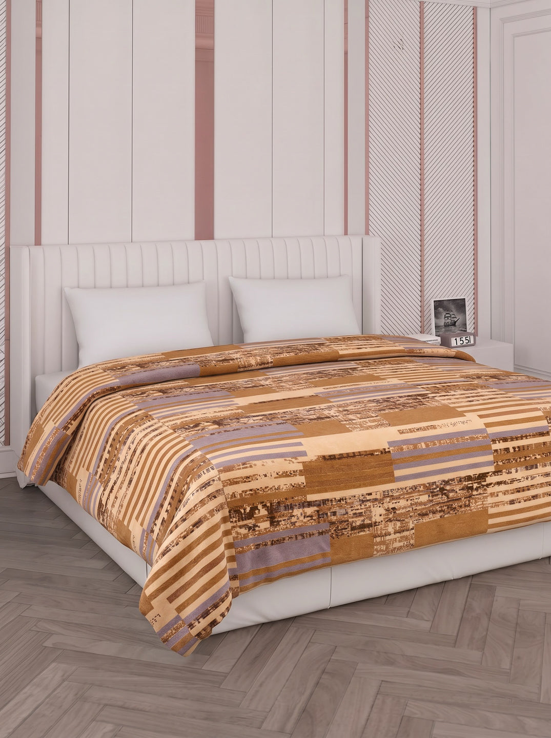Printed Double Bed 150 GSM AC Blanket (Myra), Weight 1.2 kg